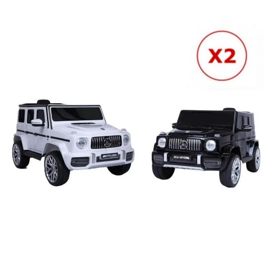 صورة (سيارتين)جيب مرسيدس أطفال كهربائي